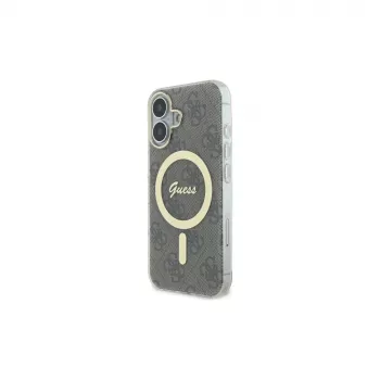Guess GUHMP16MH4STW iPhone 16 Plus 6,7 Zoll Braune Hardcase IML 4G MagSafe