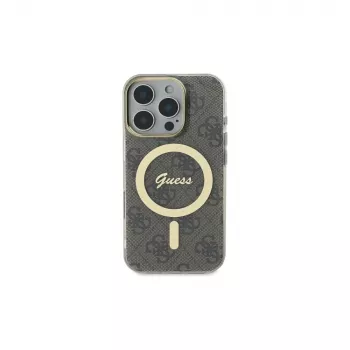 Guess GUHMP16XH4STW iPhone 16 Pro Max 6,9 Zoll Braune Hardcase IML 4G MagSafe