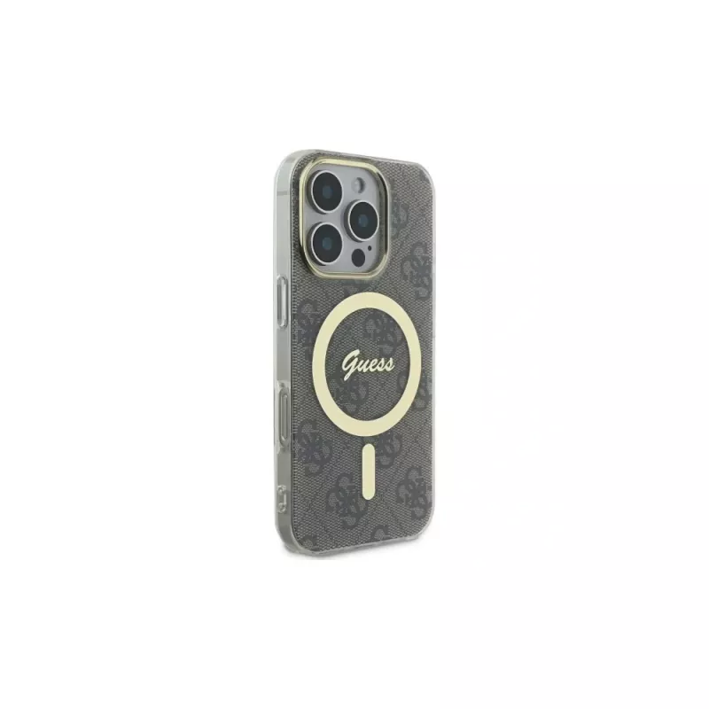 Guess GUHMP16XH4STW iPhone 16 Pro Max 6,9 Zoll Braune Hardcase IML 4G MagSafe