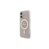 Guess GUHMP16SH4STP Hard Case für Apple iPhone 16 6,1 Zoll Pink IML 4G MagSafe