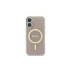 Guess GUHMP16SH4STP Hard Case für Apple iPhone 16 6,1 Zoll Pink IML 4G MagSafe