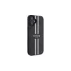 Guess GUHMP16SP4RPSK iPhone 16 6.1-Zoll Hartschale Schwarz 4G Printed Stripes MagSafe