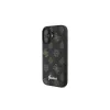 Guess Peony Script MagSafe Case für iPhone 16 Plus (Schwarz)