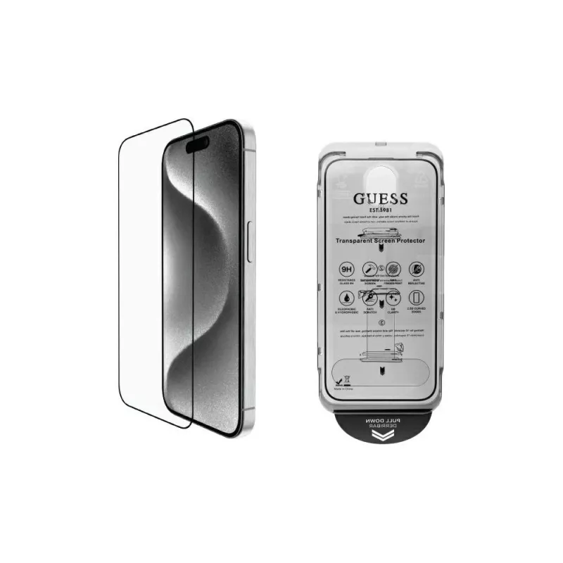 Guess GUTGP16SBOKGCIT iPhone 16 6,1 inch Screen Protector 2.5D Outline - Tempered Glass