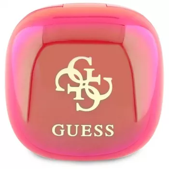 Guess 4G Printed Logo True Wireless Earbuds mit Ladecase - Fuchsia Iridescent