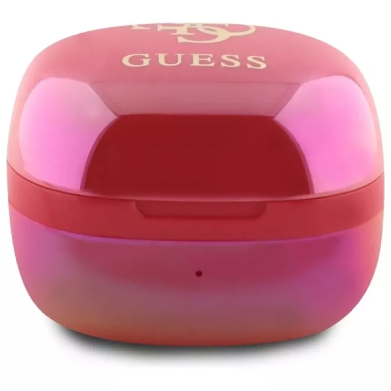 Guess 4G Printed Logo True Wireless Earbuds mit Ladecase - Fuchsia Iridescent
