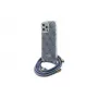 Guess GUHCP16XHC4SEB iPhone 16 Pro Max 6,9 Zoll Blaue Hardcase Crossbody Cord 4G Print