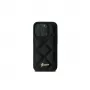 Guess GUHCP16SPSQSQSK iPhone 16 6.1 Hardcase Quilted Metal Logo Black