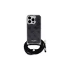 Guess GUHCP16LHC4SEK iPhone 16 Pro Hardcase Crossbody Cord 4G Print Black