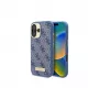 Guess GUHMP16MU4GPRB iPhone 16 Plus 6.7 Blau Hardcase 4G Logo Plate MagSafe
