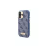 Guess GUHMP16MU4GPRB iPhone 16 Plus 6.7 Blau Hardcase 4G Logo Plate MagSafe