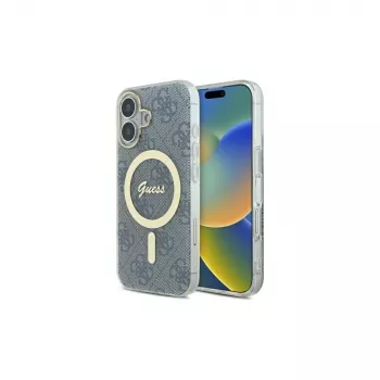 Guess GUHMP16SH4STB iPhone 16 6.1 Hardcase IML 4G MagSafe Blau