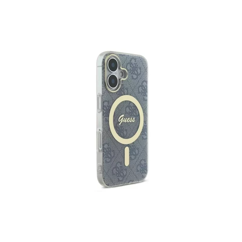 Guess GUHMP16SH4STB iPhone 16 6.1 Hardcase IML 4G MagSafe Blau