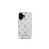 Guess GUHMP16SPGPYSH iPhone 16 6,1 Zoll Weiße Hardcase Peony Script Logo MagSafe