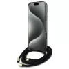 Guess GUHMP16LHCTSGNSK iPhone 16 Pro 6.3 Hardcase Crossbody Cord Script MagSafe Schwarz