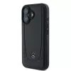 Mercedes-Benz MEHCP16SARMBK Hardcase Leather Urban für iPhone 16 6,1 Zoll Schwarz