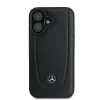 Mercedes-Benz MEHCP16SARMBK Hardcase Leather Urban für iPhone 16 6,1 Zoll Schwarz