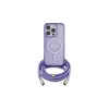 Guess GUHMP16XHCTSGNSU iPhone 16 Pro Max 6,9 Zoll Lila Hardcase Crossbody Cord Script MagSafe