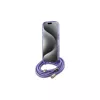 Guess GUHMP16XHCTSGNSU iPhone 16 Pro Max 6,9 Zoll Lila Hardcase Crossbody Cord Script MagSafe