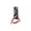 Guess GUHMP16LHCTSGNSP iPhone 16 Pro 6,3 Zoll Pink Hardcase Crossbody Cord Script MagSafe