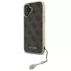 Guess GUHCP16SGF4GBR Hardcase für Apple iPhone 16 6,1 Zoll Braun 4G Charms Collection
