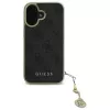 Guess GUHCP16MGF4GGR Hardcase für iPhone 16 Plus 6,7 Zoll Schwarz 4G Charms Kollektion