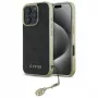 Guess GUHCP16LGF4GGR iPhone 16 Pro 6,3 Zoll Black Hardcase 4G Charms Collection