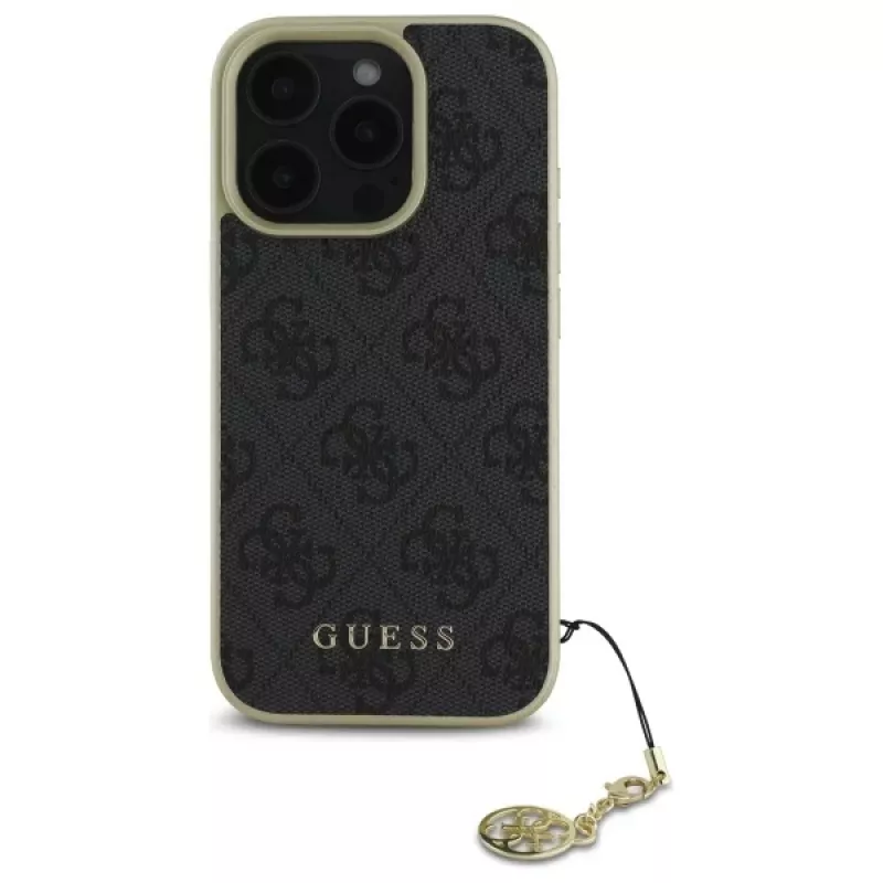 Guess GUHCP16XGF4GGR iPhone 16 Pro Max 6.9 Black Hardcase 4G Charms Collection