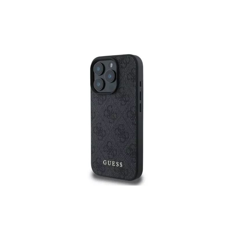Guess 4G Classic Hülle für Apple iPhone 16 Pro, schwarz