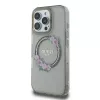 Guess GUHMP16XHFWFCK iPhone 16 Pro Max 6.9 Black Hardcase IML Flowers Wreath MagSafe