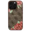 Guess GUHMP16LP4ROPEMCW iPhone 16 Pro Hardcase 4G Flowers Print MagSafe Braun