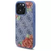 Guess GUHMP16XP4ROPEMCB iPhone 16 Pro Max 6,9 Zoll Blaue Hardcase 4G Flowers Print MagSafe