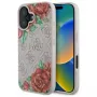 Guess GUHMP16SP4ROPEMCP Hardcase für Apple iPhone 16 6,1 Zoll Pink Blumenmuster MagSafe