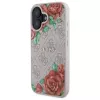 Guess GUHMP16SP4ROPEMCP Hardcase für Apple iPhone 16 6,1 Zoll Pink Blumenmuster MagSafe
