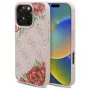 Guess GUHMP16LP4ROPEMCP Hardcase für iPhone 16 Pro 6,3 Zoll Pink 4G Flowers Print MagSafe