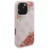 Guess GUHMP16LP4ROPEMCP Hardcase für iPhone 16 Pro 6,3 Zoll Pink 4G Flowers Print MagSafe