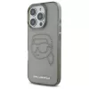Karl Lagerfeld IML Rhinestones Karl Head Case für iPhone 16 Pro Max (Schwarz)