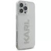 Karl Lagerfeld IML Rhinestones Logo Case für iPhone 16 Pro, Transparent