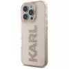 KARL LAGERFELD IML Rhinestones Logo Case für iPhone 16 Pro Max Pink