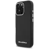 Karl Lagerfeld Saffiano Full Wrapped Elongated Metal Logo MagSafe Case für iPhone 16 Pro Schwarz