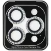 Guess BP Rhinestone 2-in-1 Screen and Camera Lens Protector Set für Apple iPhone 16 Pro Max - Silber