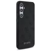 Guess 4G Metal Gold Logo Back Cover für Samsung Galaxy S24 FE - Grau