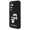 Karl Lagerfeld KLHCS24FE3DRKCNK S24 FE S721 schwarz/schwarz hardcase 3D Rubber Karl&Choupette