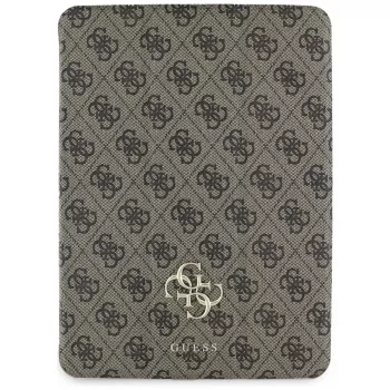Guess GUFC11PM24PS4SGW iPad Pro 11 M4 2024 / M5 2025 Braun Magnetisch 4G Big Logo Folio Case