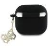 Guess Silicone 4G Charm Case für AirPods 4 - Schwarz