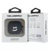 Karl Lagerfeld KLA4RUNCHK AirPods 4 Cover Black Silicone Choupette Head 3D