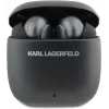 KARL LAGERFELD Metal Printed Logo TWS Earbuds mit ANC/ENC - Schwarz