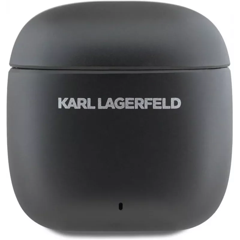 KARL LAGERFELD Metal Printed Logo TWS Earbuds mit ANC/ENC - Schwarz