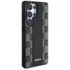 DKNY Leder-Checkered-Pattern MagSafe Case für Samsung Galaxy S25 Ultra Schwarz