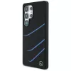 MERCEDES-BENZ Silicone Contrasted Curves MagSafe Case für Samsung Galaxy S25 Ultra Schwarz